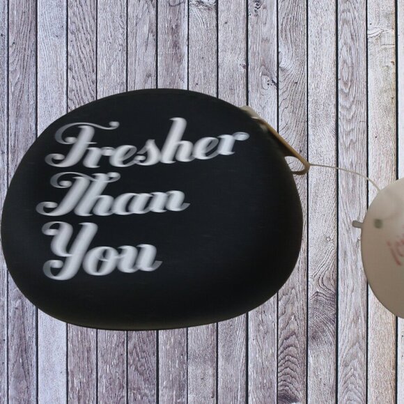 Icing Brand Fresher Than You Black Zippered Tech Pouch NEW - Picture 2 of 5